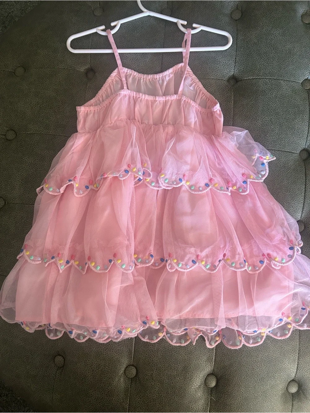 Old Nay Pastel Rainbow Star Tulle Kids Birthday Dress - Bundle